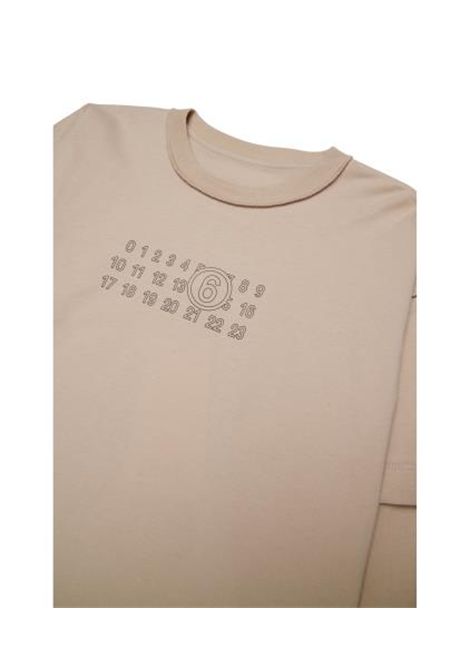 T-shirt con stampa MM6 KIDS MAISON MARGIELA | M61132 MM04IM6712